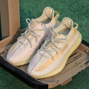 正版椰子鞋男350感光白黄变色满天星小雏菊混色真爆情侣透气男鞋