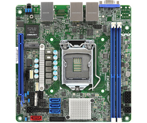 永擎E3C246D2I 主板LGA1151 DDR4 ECC非ECC  E-2100/E2200