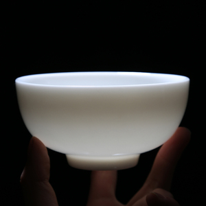 德化白瓷羊脂玉瓷匠心之作白瓷碗系列陶瓷米饭碗家用中式骨瓷餐具
