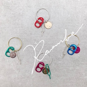 现货 西班牙品牌 biis 戳卡器猪鼻子挂件金银耳环