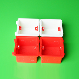 厂价供应xtf牌86型拼装pvc材料接线盒开关底盒暗装塑料盒连体拼接