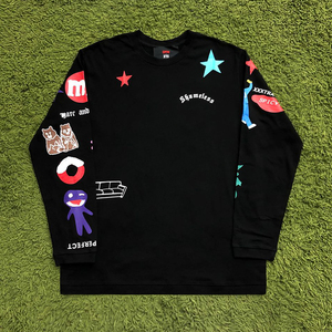 菲董同款 cpfm.xyz tattoo longsleeve 潮牌涂鸦印花嘻哈长袖t恤