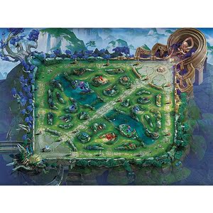 王者荣耀地图周边超大海报高清壁纸s25新赛季王者峡谷网吧壁画