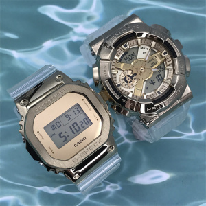 王一博同款 卡西欧冰川金透明方块gshock限定gm-110sg gm-5600sg