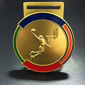 篮球奖牌 金属奖牌锌合金镂空烤漆奖牌绸带运动会 马拉松纪念奖牌