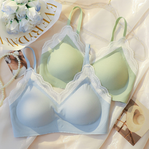 舒适3d软支撑内衣夏季薄款女小胸聚拢防下垂少女纯欲风文胸罩bra