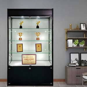 玻璃展柜荣誉证书展架模型样品柜子礼品摆件陈列柜奖杯奖牌展示柜
