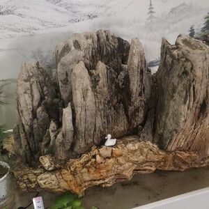 太行山奇石鱼缸庭院造景