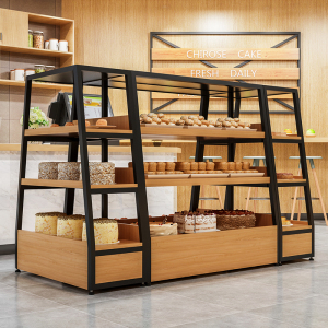 面包架面包展示柜货架蛋糕房模型烘培店中岛糕点柜甜甜圈架子商用