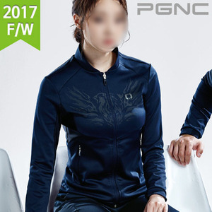 韩国代购直邮PGNC佩吉酷羽毛球服折扣速干女运动复古花纹长袖套装