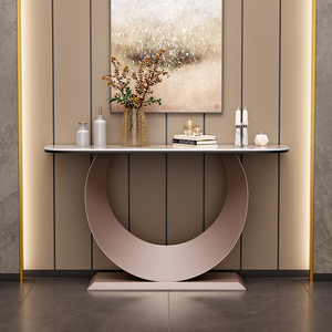 玄关柜高端轻奢风网红玄关桌入户玄关置物架靠墙过道装饰柜玄关台