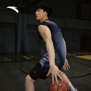 【白敬亭同款】安踏篮球透气速干男士双面穿无袖健身跑步运动背心