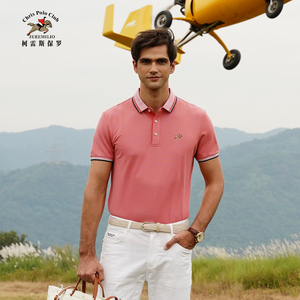 柯雷斯保罗男装短袖翻领t恤男2021春夏款商务休闲舒适polo衫上衣