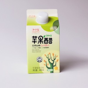 【8盒装】和丝露苹果醋饮料低糖型488ml原果发酵不含人工色素包邮