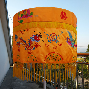 宝盖华盖佛伞鸳鸯双喜刺绣戏曲仪仗演出婚庆万民伞寺庙装饰用品