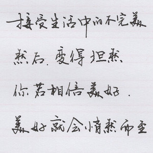 连笔字写字贴大学生练习神器速成21天手写字体霸气男生行楷大人练字帖