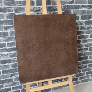 咖啡色客厅餐饮店仿古砖600x600复古工业风防滑地砖厨卫哑光瓷砖