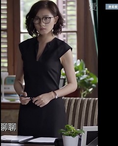 好先生江莱江疏影甘敬车晓徐丽万茜同款夏装女修身连衣裙明星时装