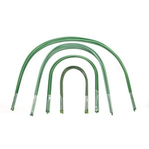 弯管包塑钢管温室大棚支架弯形园艺支架搭小型蔬菜花卉植物小温棚