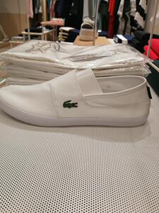 LACOSTE（法国鳄鱼）男式浅口帆布一脚套单鞋M1071R 包邮