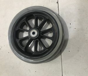 上海互邦轮椅hbg32手动轮椅前轮,互邦轮椅配件,hbg32轮椅前轮