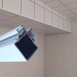 集成吊顶阳角线铝合金包高低错层铝扣板包梁阳角线材料z型