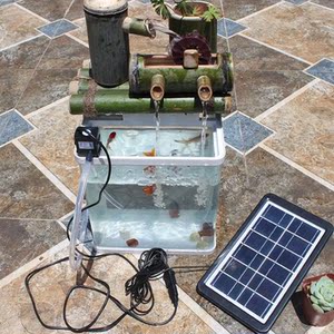 太阳能增氧泵鱼塘鱼池小型增氧机家用户外用氧气泵养鱼小型过滤