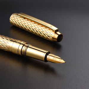 hero英雄钢笔h610螺旋转笔帽男士高档商务办公成人墨水礼盒套装学生用