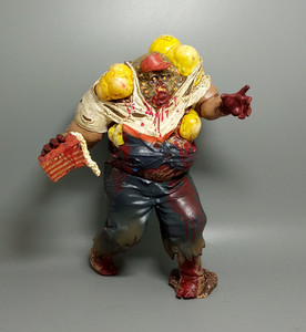 行尸走肉 生化危机 胖子僵尸 丧尸 6寸人偶 非麦克法兰实心摆件