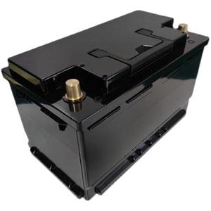 汽车启动锂电池外壳电池盒abs阻燃铜柱头电极柱防水电瓶外壳电瓶