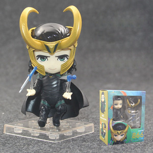 雷神3诸神 黄昏thor洛基loki 粘土 q版866# 可动换脸手办模型