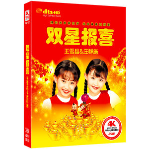 王雪晶&庄施群双星报喜 贺年新年歌曲dvd光盘家用车载视频dvd碟片