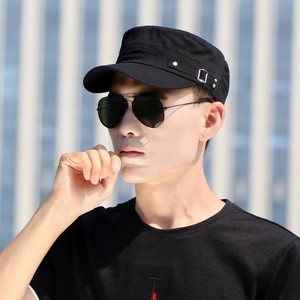 帽子男短帽檐平顶帽四季小沿鸭舌帽休闲百搭棒球帽韩版遮阳