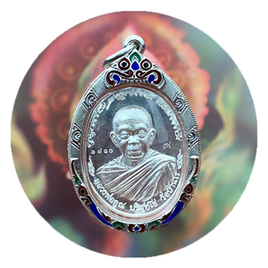 国内现货2557龙婆坤自身派里碧纳银版含壳及ddpra卡包邮贝叶工坊