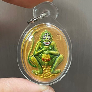 泰国佛牌真品 阿赞明 五眼四耳猴子吊坠