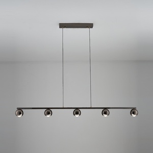 全铜长形餐厅吊灯收银台吧台样板房设计师横杆灯具wukuijun5000220