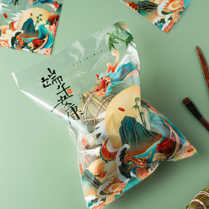 端午节粽子包装袋机封袋塑料袋食品真空包装创意包装粽子保温袋子