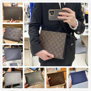 lv/路易威登男包洗漱包toilette拉链经典老花棋盘格手拿包m46037