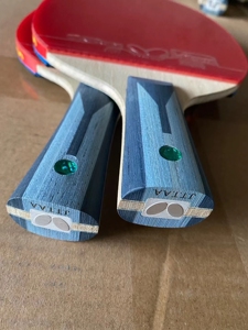 波尔水谷隼乒乓球拍绿豆款底板狂飙三蝴蝶蓝海绵进攻防守单拍