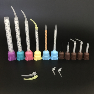 奥世牙科口腔材料一次性硅橡胶印模材混合头双固化搅拌头50个装