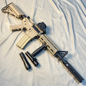 军典司马m4-cqb电动连发软弹玩具枪仿真可发射金属模型吃鸡道具抢