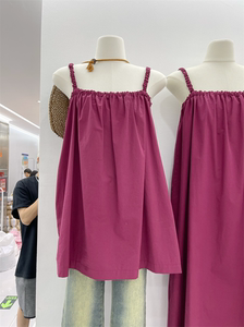 十三行女装夏季韩系时尚设计感露背系带吊带娃娃款上衣无袖衬衣女