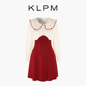 韩国KLPM哺乳连衣裙哺乳衣春秋款外出春季浦乳期喂奶潮妈产后衣服