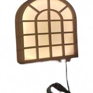 亚克力装饰挂墙式假窗灯箱22v电源橱窗灯箱过道暗铁艺假窗装饰.