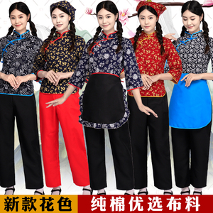 伴娘服抖音姐妹团礼服伴娘衣服东北大花个性创意搞怪搞笑村姑翠花