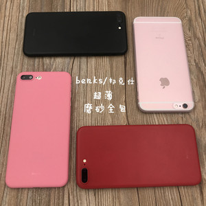 benks iphone7磨砂透明7plus手机硬壳 iphone6s 6p保护套超薄外壳