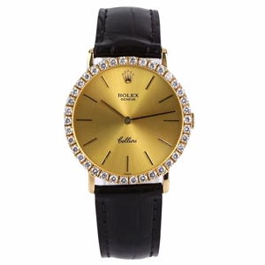 正品二手手表 劳力士 rolex 镶钻石 18k黄金 瑞士 机械 女表 名表