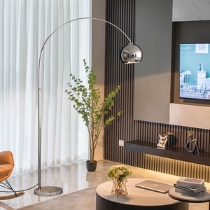 意大利网红客厅钓鱼落地灯轻奢设计感氛围沙发flos北欧立式无影灯