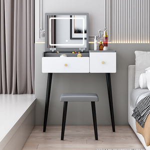 翻盖梳妆台卧室现代简约主卧2021年新款轻奢高级迷你小型60化妆桌