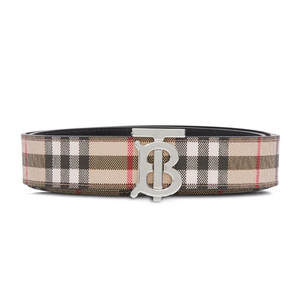 【deluxe】burberry博柏利 23ss 女士tb徽标格纹皮带 8052531